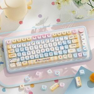Teclas PBT XDA con diseño de pato, versión US/KR para teclados mecánicos DZ60/RK61/64/<span class=keywords><strong>GK61</strong></span>/68/75/84/980/104 - Product Image 3