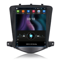 Autoradio android de 9.7 pouces, 4 + 64 go, 8 cœurs, lecteur dvd de voiture pour Chevrolet Cruze J300 2008-2012, style tesla, écran de navigation