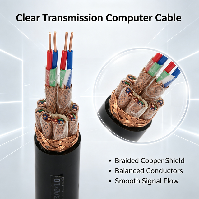Double Overall Pair Shielded Instrumentation Cable Pvc Outer Jacket For Automation Control Process Data Interconnection
