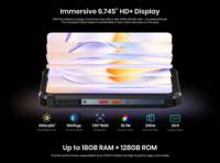 Smartphone Android 16 Fossibot F106 Plus 8+256 Go, étanche IP68, 120H, écran HD+ 6,7 pouces, NFC, caméra de vision nocturne 50MP+20MP, téléphone robuste