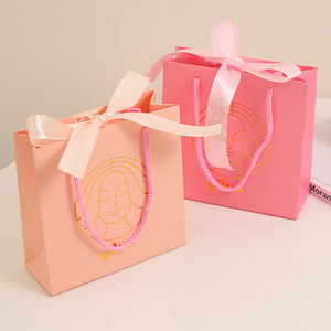 Bolsa de Regalo de Lujo con Logotipo Personalizado, Bolsa de Joyería con Lazo, Práctica para Llevar Joyas, Regalo de Agradecimiento, Bolsa de Compras para Bodas - Product Image 6