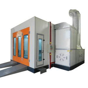 Cabine de pulvérisation de peinture pour voiture avec brûleur diesel et gaz ou système de chauffage électrique. - Product Image 5