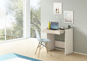 Bureau d'ordinateur multifonctionnel Table d'étude équipement de bureau de haute qualité petit bureau d'ordinateur de maison avec un tiroir - Product Image 5