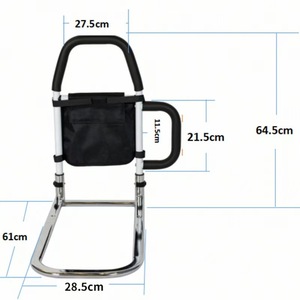 Barra de Apoyo Metálica Ajustable y Moderna, Barandillas de Seguridad para Camas Médicas, Prevención de Caídas, Muebles de Seguridad para Adultos Mayores, Asistencia para Hospitales - Product Image 2