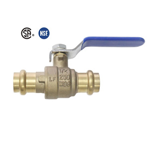 Bmag CSA NSF chứng nhận Báo Chí phù hợp với Báo Chí x Báo Chí 250wog đầy đủ cổng Brass van bi - Product Image 1