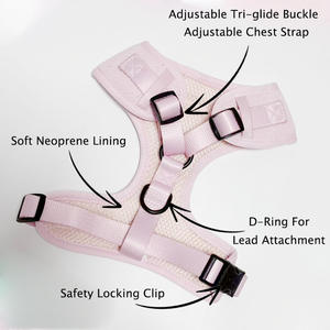 Arnés y Correa Ajustables para Perro de Pana Rosa Bebé, Clásico, Superventas, con Materiales de Primera Calidad para Exteriores - Product Image 2
