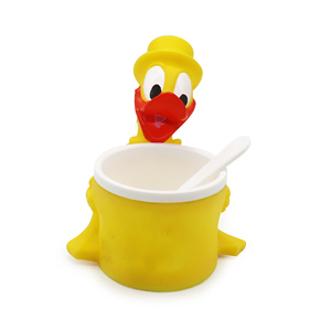 Divertidos Vasos de Plástico para Helado de 100 ml con Dibujos Animados Coloridos de Animales - Product Image 2