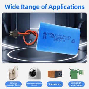 7.4 סיטונאי v <span class=keywords><strong>2200mah</strong></span> 2s1p 18650 l-ion סוללה לארוז נטענת עבור צעצועי rc רחפן - Product Image 3