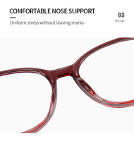 82162 Nouvelles Lunettes Optiques Anti-Lumière Bleue Monture Œil de Chat Mignonne pour Femmes Brillantes Colorées Tendance Logo Personnalisé 2026