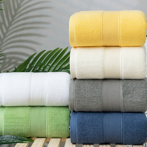 Home Luxury Cotton 70x140cm Custom Adult Towel Cotton Patterned Bath Towels - Product Image 5