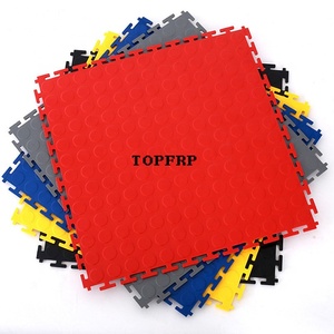 Different Pattern 500mm X 500mm Interlocking <b>PVC</b> Floor Tiles - Product Image 5