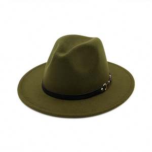 Chapeau Fedora en Laine pour Femme X3033, Classique, 100% Feutre de Laine, à Large Bord, Style Borsalino - Product Image 5