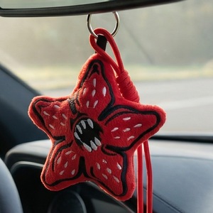 Porte-clés pendentif en peluche <span class=keywords><strong>Stranger</strong></span> <span class=keywords><strong>Things</strong></span>, figurine de personnage mangeant une fleur - Product Image 2