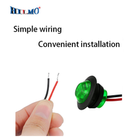 Hilom Vente Flash : Feux de gabarit latéraux LED ronds de 3/4 pouces 12V avec garantie de 365 jours pour remorque de bateau
