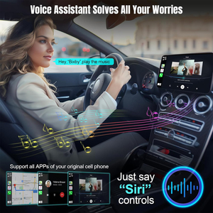 Phoebuslink Custom Carplay Wireless Adapter <strong>Android</strong> Smart Ai <strong>Box</strong> with Youtube <strong>Netflix</strong> for Apple Carplay Universal <strong>Installation</strong> - Product Image 2