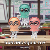 ROXGOCT BL307174 Pieuvre Danseuse Électrique Amusante, Simulation Magique Vie Marine, Jouet Éducatif Unisexe en Plastique, Animaux Électroniques