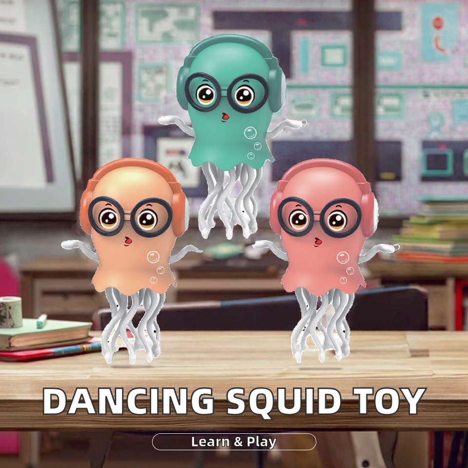 ROXGOCT BL307174 Funny Electric Dancing Squid Octopus - Magical Simulation Sea Life Electronic Pet T