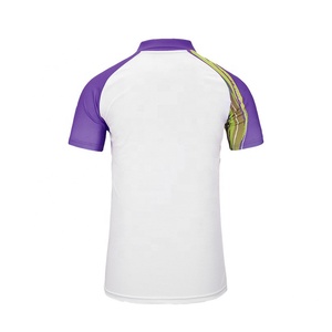เสื้อโปโลชายสีขาวและน้ำเงินเสื้อโปโลสำหรับใส่ออกกำลังกายวิ่งกอล์ฟ - Product Image 4