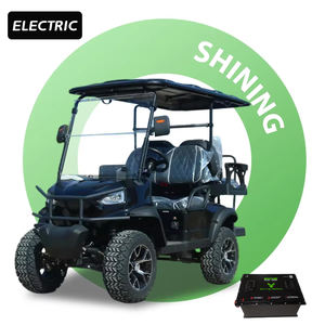 Shininglsv शिकार कार समुद्र तट रिसॉर्ट इलेक्ट्रिक वाहन लक्जरी स्ट्रीट कानूनी गोल्फ कार 4 सीटर - Product Image 1