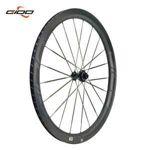 Forever Hot Selling 700C Cruiser Roue de vélo en fibre de carbone Route ondulée Essieu 24 vitesses Frein à disque Canyon Racing Gravel Bike Wheel - Product Image 2