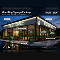 Solution clé en main de signalétique pour magasins : lettres en relief, caissons lumineux LED, enseignes néon – Conception, fabrication et installation pour chaînes de magasins et usines