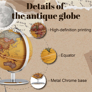 20Cm 32Cm Chất Lượng Cao Thế Giới Globe Với Đứng Trái Đất Mô Hình Bản Đồ Thế Giới Bàn Trang Trí Thế Giới Lớn Toàn Cầu - Product Image 3