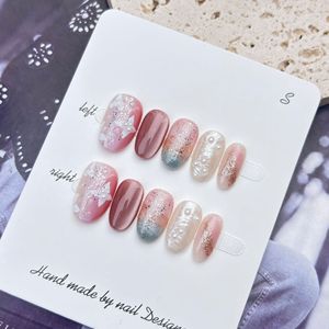 10 pièces <span class=keywords><strong>Faux</strong></span> Ongles Personnalisés <span class=keywords><strong>en</strong></span> Gros Nouvelle Tendance Ongles à Presser Acrylique Haute Qualité Couverture Complète pour Doigts - Product Image 4