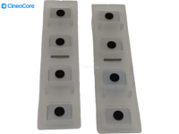 Pièces détachées pour distributeur automatique de billets Diebold Opteva, bande de clavier tactile en caoutchouc silicone et métal à 4 touches, compatible avec le panneau de fonctions latérales Diebold