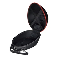 Étui de protection rigide personnalisé pour casque de moto, étanche, anti-rayures, en EVA + nylon, noir, durable pour les voyages