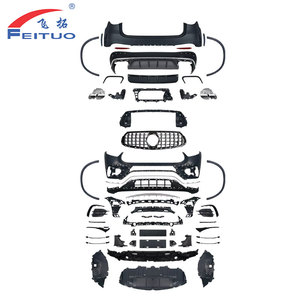 Parachoques Delantero Dinámico y Difusor Trasero Pintados, Parachoques de Mejora para GLC Clase X254 AMG Line Bodykit GLC GLC260 <span class=keywords><strong>GLC300</strong></span> - Product Image 1