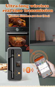 Thermomètre numérique sans fil pour grillades, lecture instantanée, <span class=keywords><strong>Thermopro</strong></span> Wifi, cuisine, acier inoxydable, étanche, cuisson des aliments, barbecue intelligent, thermomètre à viande - Product Image 3