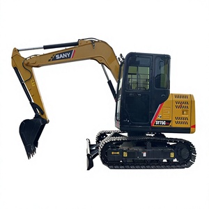 Excavatrice SANY 75C d'occasion de 7 tonnes pour travaux lourds, réponse rapide, extraction d'agrégats de sable et de gravier - Product Image 1