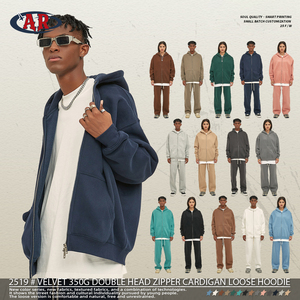 Felpe con cappuccio con logo personalizzato con cerniera invernale all'ingrosso con tasca del cappello felpa con cappuccio in cotone per giovani uomini - Product Image 1