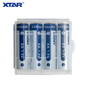 Xtar 1.5 V AA 3300mwh 2000mAh Li ion batary đôi một Lithium ion có thể sạc lại 1.5 V AA Li Ion pin 4 cái gói - Product Image 1