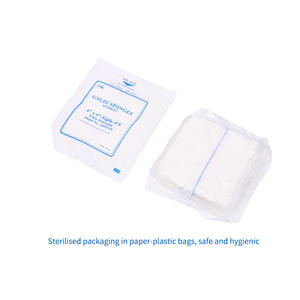 Сдавливаемый одноразовый медицинский хирургический абсорбирующий синяя линия рентгеновский обнаруживаемый марлевый тампон - Product Image 4