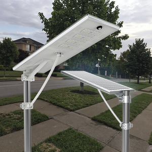40W 80W 100W 150W 200W IP66 Solar Street <b>Lights</b> All in One 5000K Warm White Battery <b>Motion</b> <b>Sensor</b> Complete Set - Product Image 1
