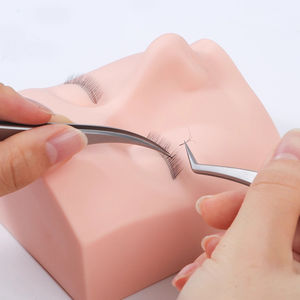 Cabeça de Manequim para Treinamento de Extensão de Cílios - Boneca Pequena de Silicone para Escolas de Beleza e Academias, Ferramenta de Prática de Cílios - Product Image 5