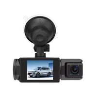 Nouvelle Caméra de Voiture J01 Full HD 1080P à 3 Objectifs (Avant, Intérieur, Arrière) avec Détection de Mouvement et Anti-Choc, Enregistreur de Conduite (DVR) pour Véhicules