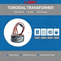 Transformateur monophasé 50W-5000W pour amplificateur audio, 230V, topologie Flyback, capacité nominale 10kVA, en cuivre pour l'alimentation