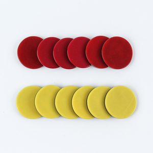 Jetons de poker en plastique personnalisés, pièces de monnaie à personnaliser, impression vierge - Product Image 2