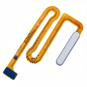 Cable flexible del botón de encendido con lector de huellas dactilares para Samsung Galaxy A14 5G A146B Plata - Product Image 2