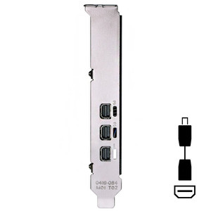 การ์ดจอระดับมืออาชีพ T1000 4G/8G CUDA Core 896 รองรับการแสดงผลหลายหน้าจอ สำหรับเดสก์ท็อป หน่วยความจำวิดีโอ GDDR6/GDDR5 PCI T10 - Product Image 3