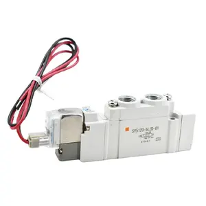 100% nueva válvula solenoide SMC de 5 puertos tipo enchufable SY5000 serie