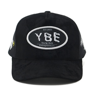 Impresionante Gorra Trucker de Gamuza con Logotipo Bordado Complejo Personalizado, Gorras Trucker de Malla - Product Image 4