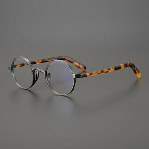 Gafas con montura de alta calidad, lentes ópticas antiluz azul de acetato - Product Image 3