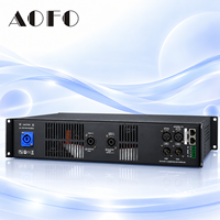 Amplificateur DSP haute puissance 2CH AOFO DSP20000, amplificateur audio numérique 4000W XLR 90-265V pour enceintes Line Array de concert