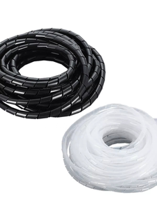 4 6 8 10 12 14 16 20 25 30 mm Organisateur de fil <span class=keywords><strong>électrique</strong></span> Enveloppe de fil spiralé Protection de câble Manchon de câble Bandes d'emballage spiralées - Product Image 6