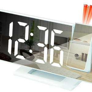 IStapromo Gifts Hot Sell Led Digital Smart Projector <b>Alarm</b> Clock Table Electronic Desktop Clock With 180 Time Projector Snooze - Product Image 4