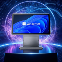Système de point de vente tout-en-un DiligenCe DC-1508 15,6 pouces Full HD avec écran tactile capacitif pour restaurants Windows/Android/Linux 4 Go DDR3 16/32 Go