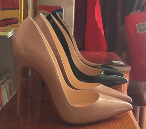 Nuevo Modelo Europeo Americano, Envío Directo, Sexy, Estilo Celebridad de Internet, Zapatos de Tacón Alto con Punta en Pico y Pedrería de 12 cm, Talla Grande, para Club Nocturno - Product Image 6